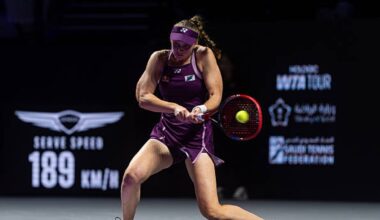 Elena Rybakina, finalista en WTA Finals 2025. Foto: gettyimages