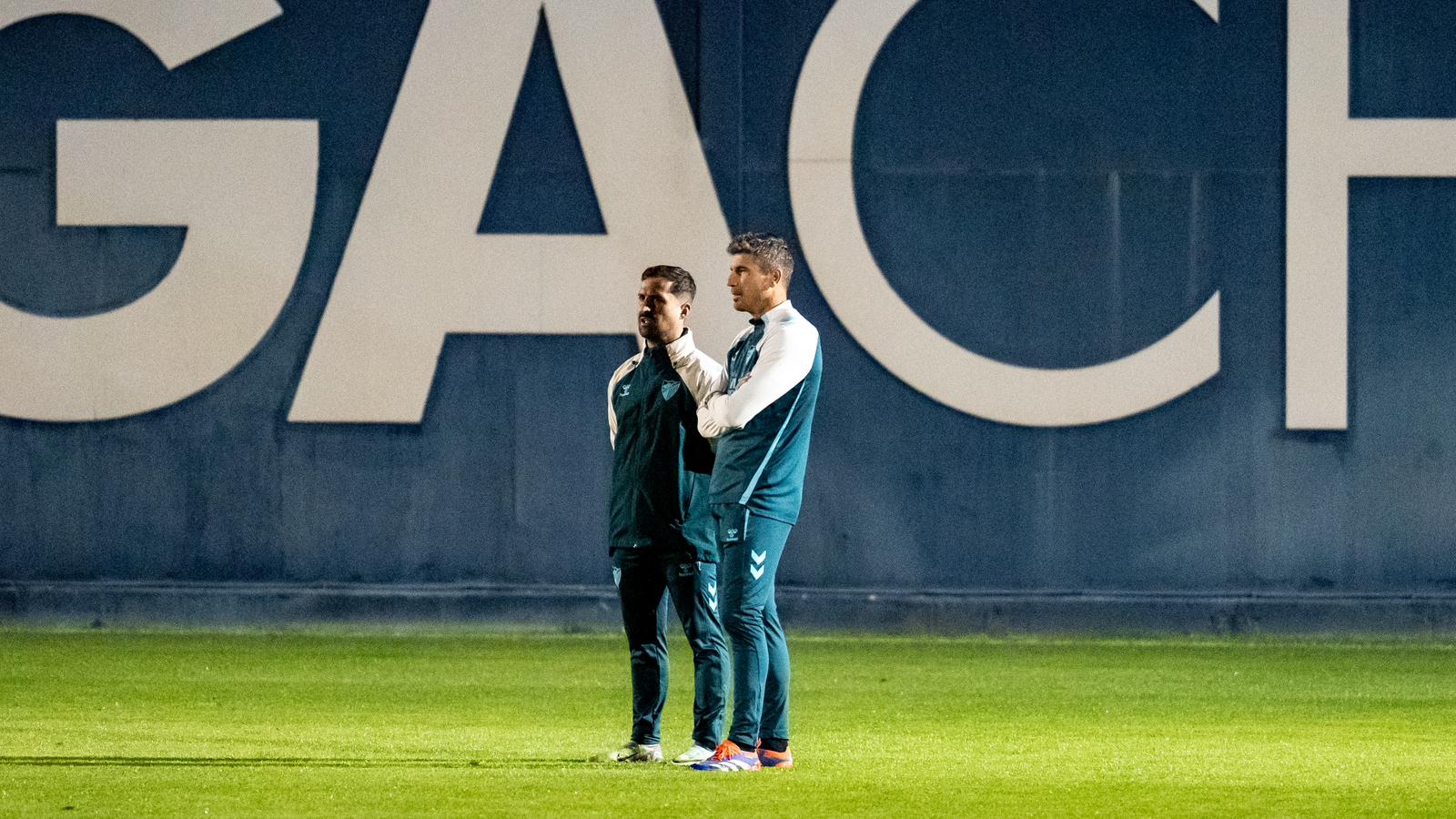 Funes arranca su primera semana completa como entrenador del Málaga CF