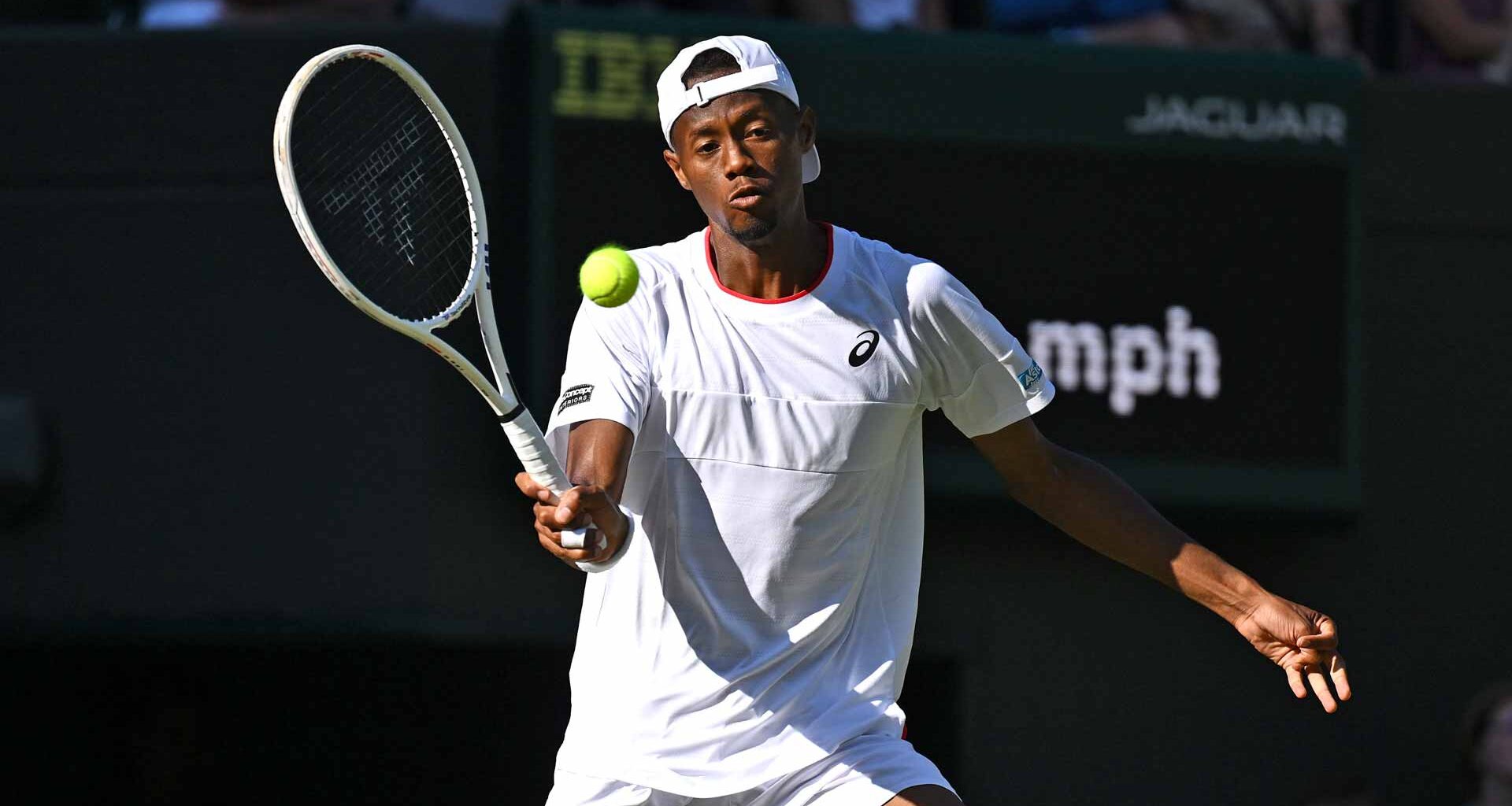 Christopher Eubanks llegó a cuartos en Wimbledon 2023.