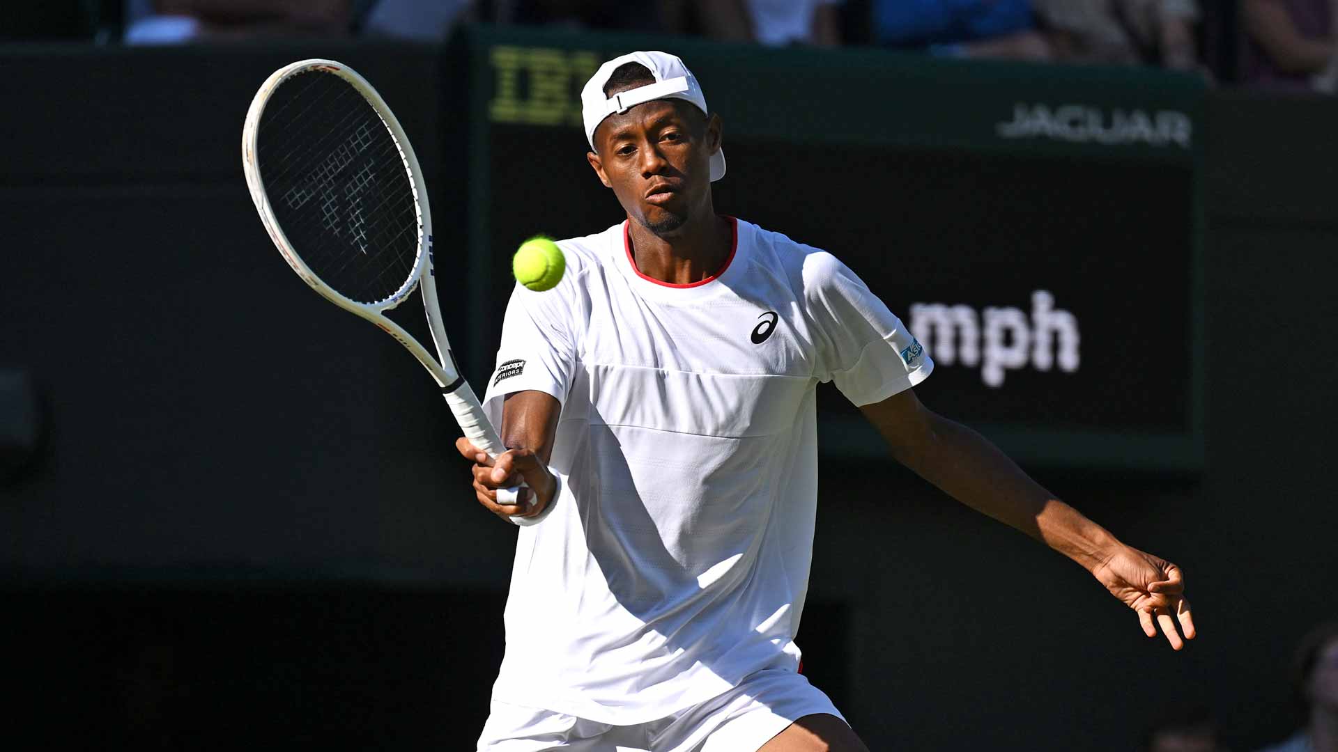 Christopher Eubanks llegó a cuartos en Wimbledon 2023.