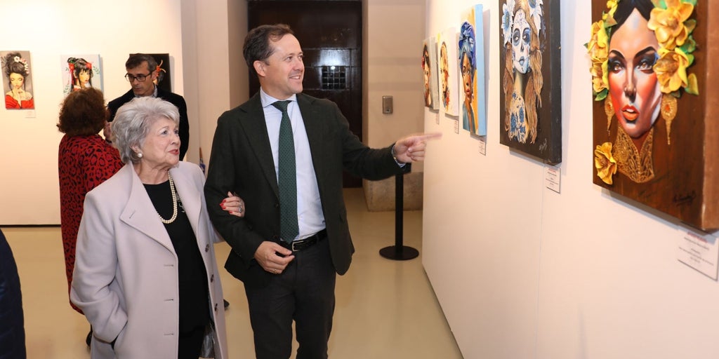 María Sánchez-Biezma expone retratos en San Marcos a sus 90 años: «Nadie me enseñó a pintar» - ABC