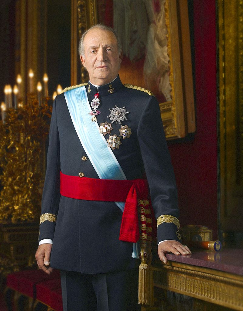 Posado oficial del rey Juan Carlos en marzo de 2007