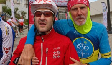 Pesar por la muerte del primer ciclista de Discamino