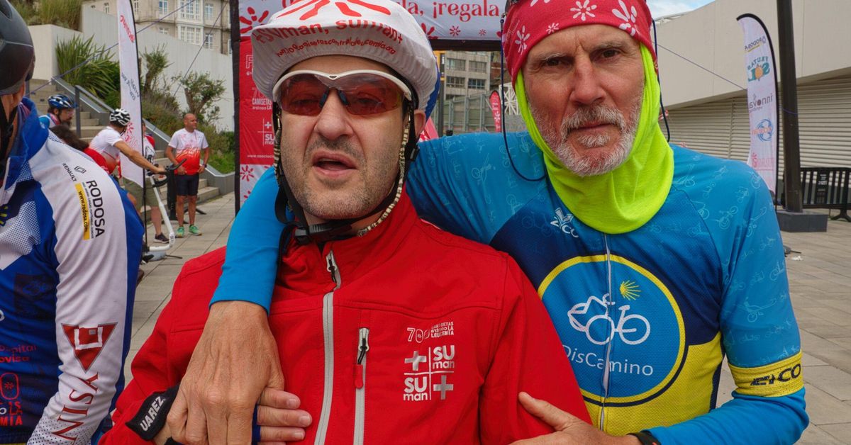 Pesar por la muerte del primer ciclista de Discamino