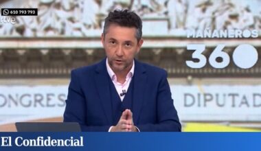 Javier Ruiz se siente obligado a pedir perdón y dar explicaciones tras el desagradable encontronazo protagonizado en 'Mañaneros 360' (TVE)