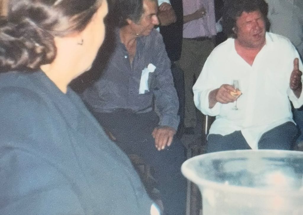 Enrique Morente cantando en la pedida de mano de su hija Estrella