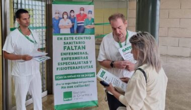 Campaña de SATSE Andalucia por la falta de enfermeras y fisioterapeutas