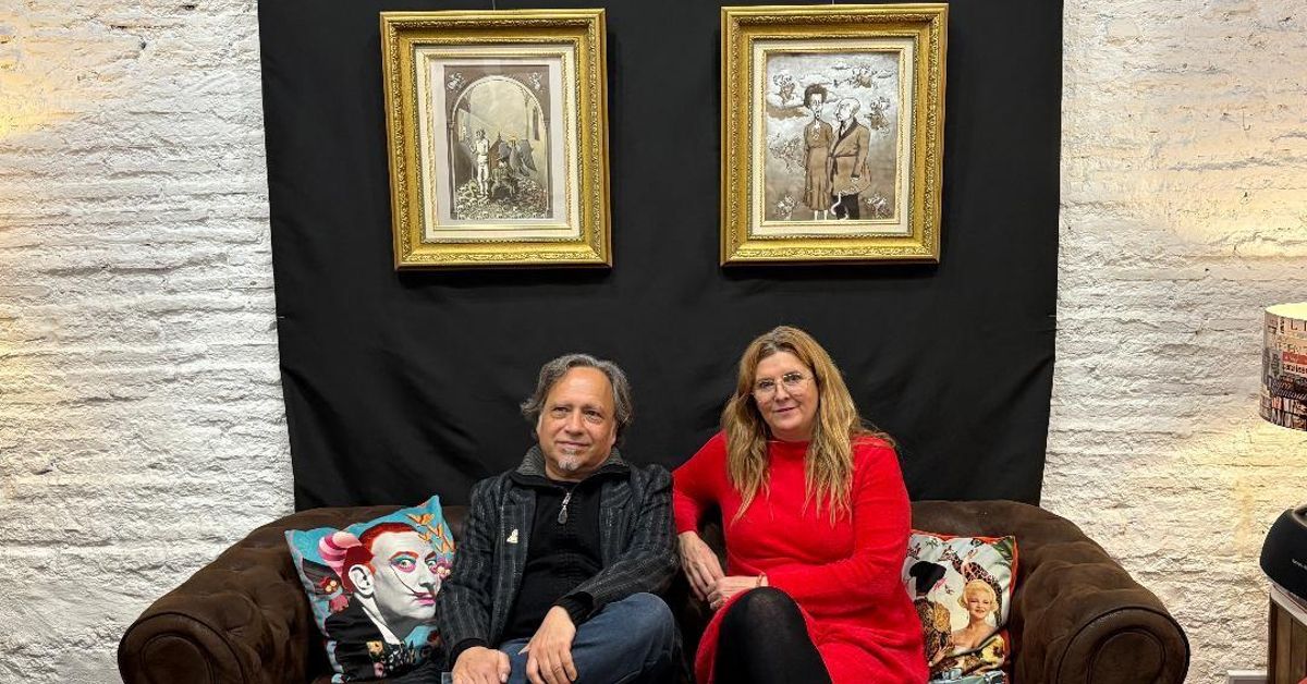 El artista Ricardo Olivera ‘Fritz’, en Omorfia Art Gallery