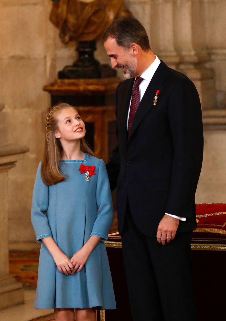 La princesa Leonor recibió el Toisón de Oro con 12 años 
