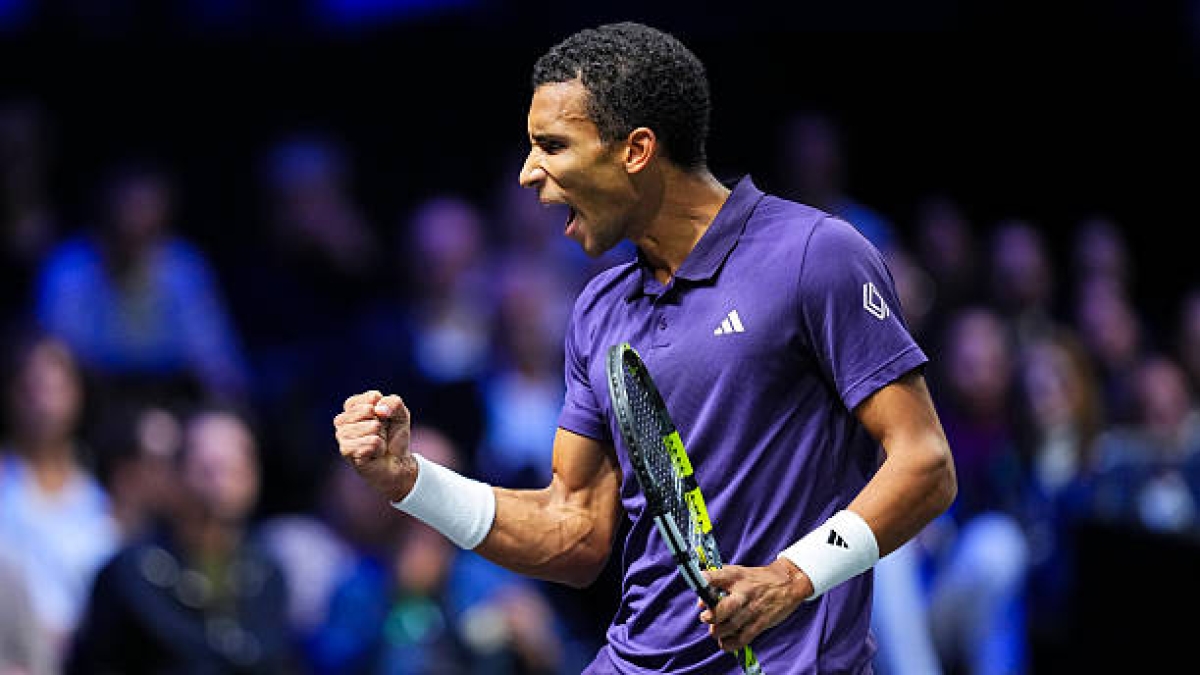 Auger Aliassime, clasificado para las ATP Finals 2025 por 5 puntos. Foto: Getty