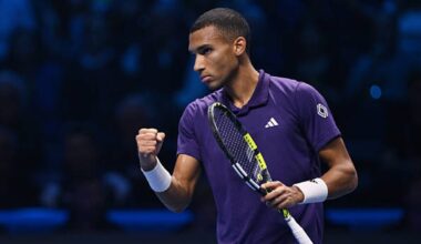Auger-Aliassime tiene asegurado terminar el año en el Top 5 por primera vez. Foto: Getty