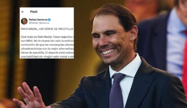 Pocos han reaccionado al comentado encuentro entre Rafa Nadal y Milei como el escritor Rafael Narbona