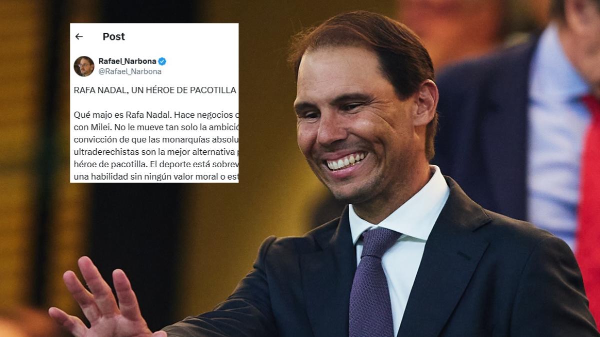 Pocos han reaccionado al comentado encuentro entre Rafa Nadal y Milei como el escritor Rafael Narbona