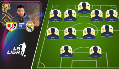 Alineación posible del Real Madrid contra el Rayo hoy: Xabi centra a Valverde