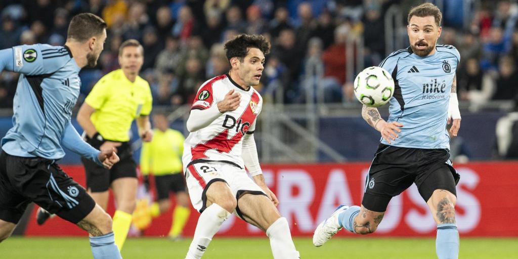 Frenazo al Rayo Vallecano en su viaje por Europa