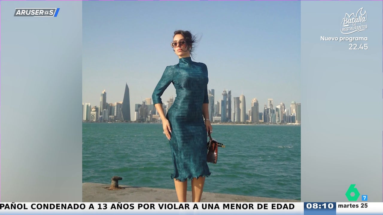 Georgina Rodríguez sube una foto con su vestido "del revés" en Doha y desata las teorías en este vídeo de Aruser@s