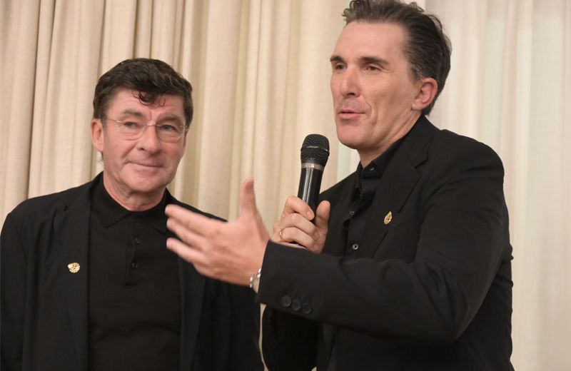 Gianni Bugno y Luis Pasamontes