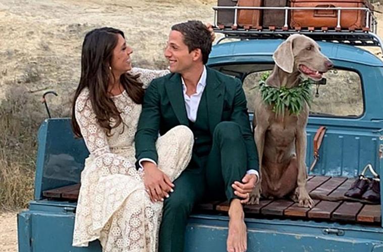 Gotzon Matuliz se casó con su mujer Patricia en el año 2019, en un granero de Burgos