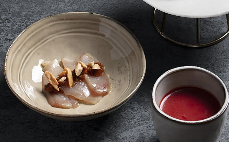 Imagen principal - Alguna de las propuestas del restaurante