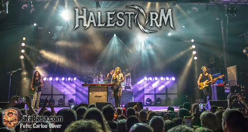 Crónica y fotos de HALESTORM + BLOODYWOOD en Barcelona