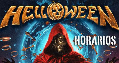 HELLOWEEN – Horarios de los dos conciertos. Últimas entradas para el domingo 16