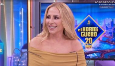Marta Sánchez confiesa en 'El Hormiguero' su mayor obsesión de belleza: «Tendré 200»