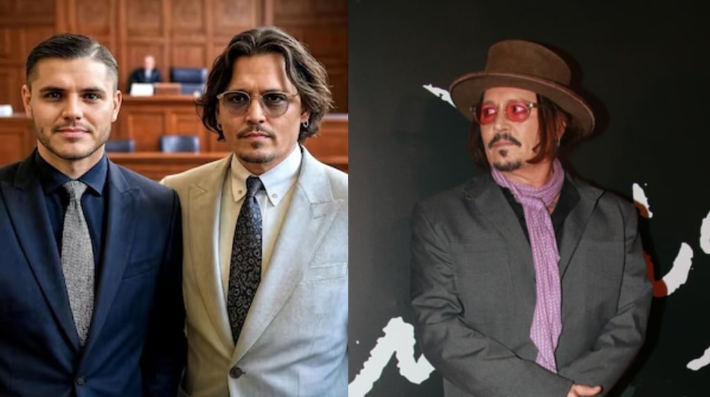La reacción de Johnny Depp cuando le preguntaron si conocía a Mauro Icardi