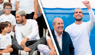 El Carlos Alcaraz más espontáneo recibe cariño y un homenaje en El Palmar: "¿Te puedo dar un abrazo?"