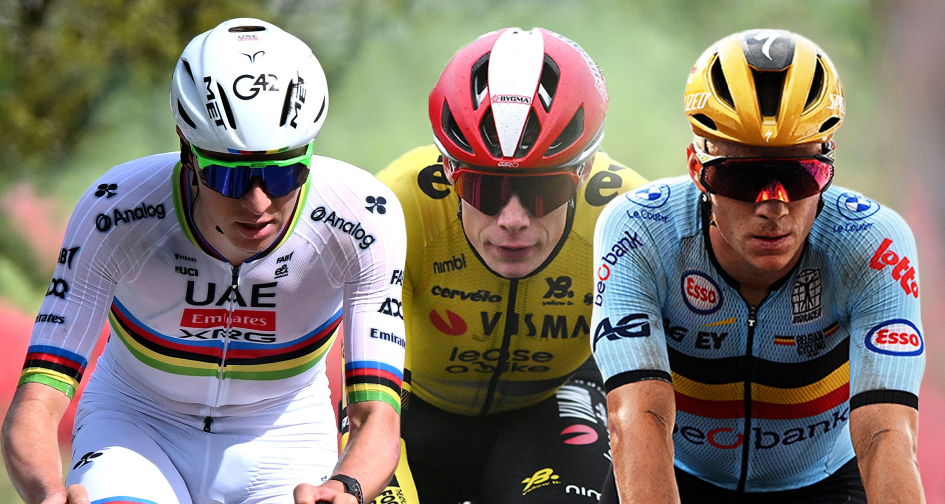 Los calendarios que preparan Tadej Pogacar, Jonas Vingegaard y Remco Evenepoel: ¿Qué Grandes Vueltas y Monumentos van a correr en 2026?