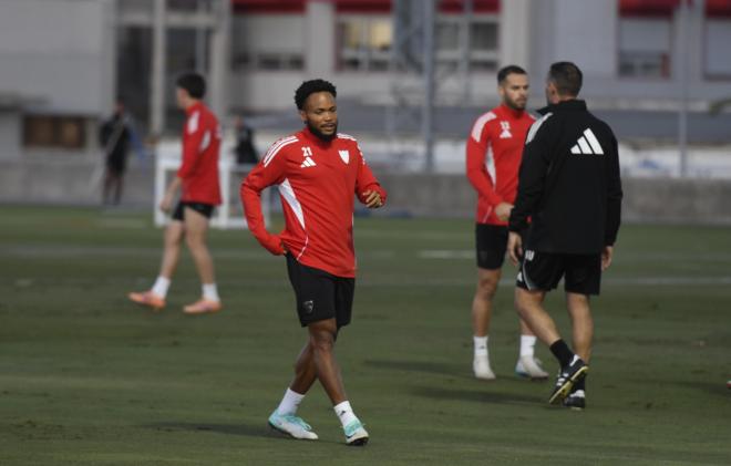 Chidera Ejuke, en la sesión del miércoles (Foto: Kiko Hurtado).