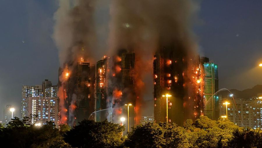 Incendio en Hong Kong en 2025