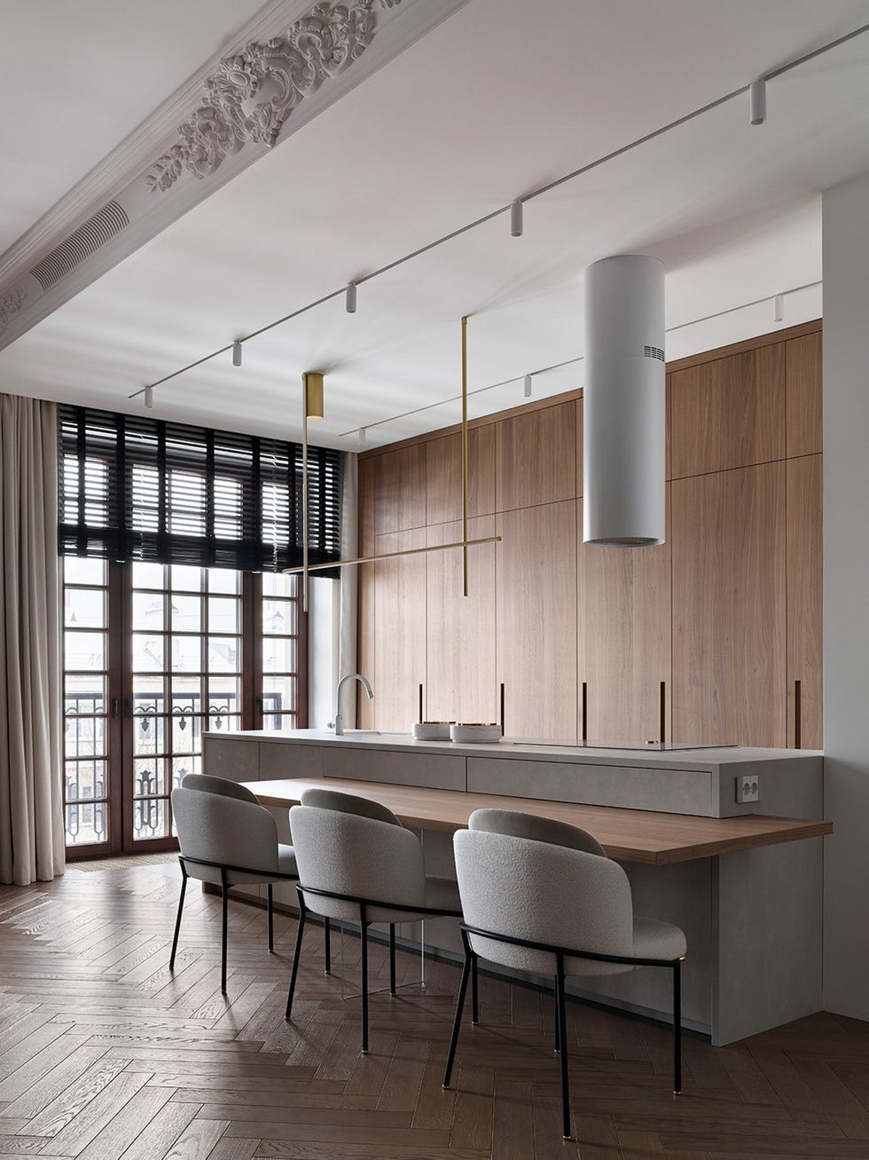 casa madera blanco moderna