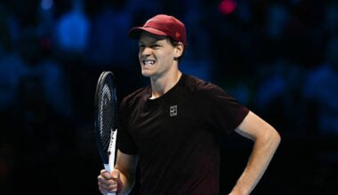 Jannik Sinner, gestas como campeón de ATP Finals 2025. Foto: gettyimages