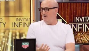 Pablo Motos regala un reloj de lujo a Javier Cámara y éste lo rechaza por una buena causa