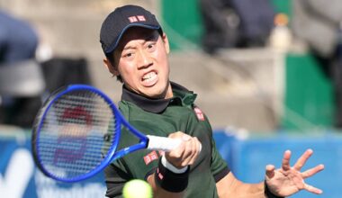 Kei Nishikori habla de Sinner. Foto: gettyimages