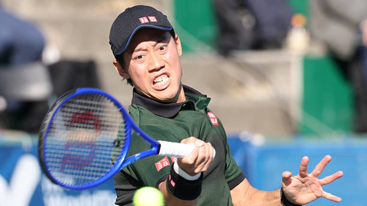 Kei Nishikori habla de Sinner. Foto: gettyimages