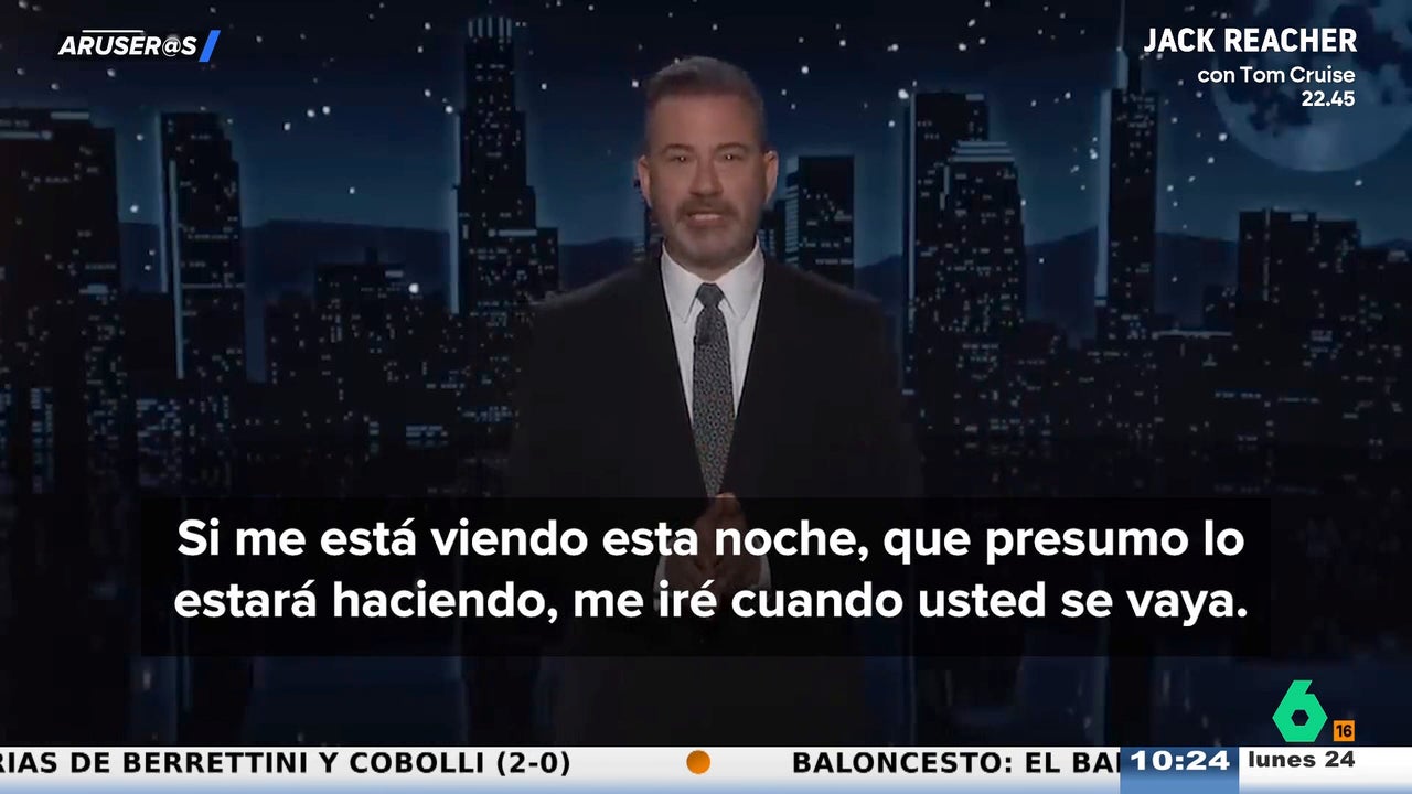 Alfonso Arús, tras los nuevos ataques de Donald Trump a Jimmy Kimmel: "Tiene fijación contra él"