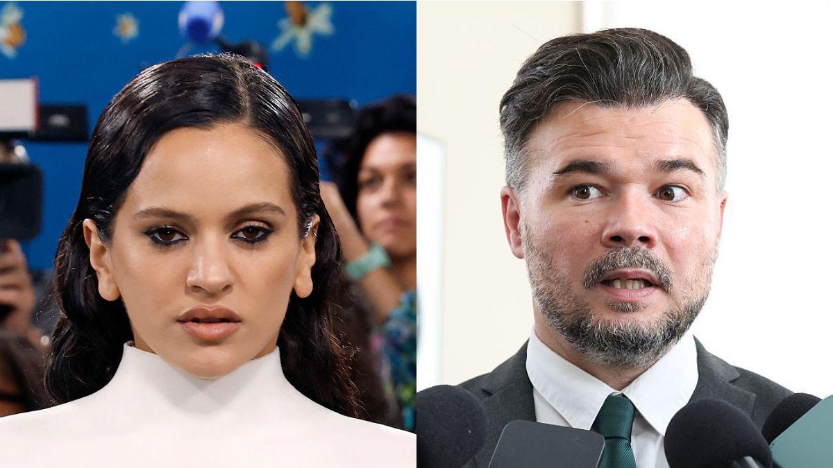 Gabriel Rufián acaba de escuchar entero el nuevo disco de Rosalía y escribe un mensaje que trae mucha cola