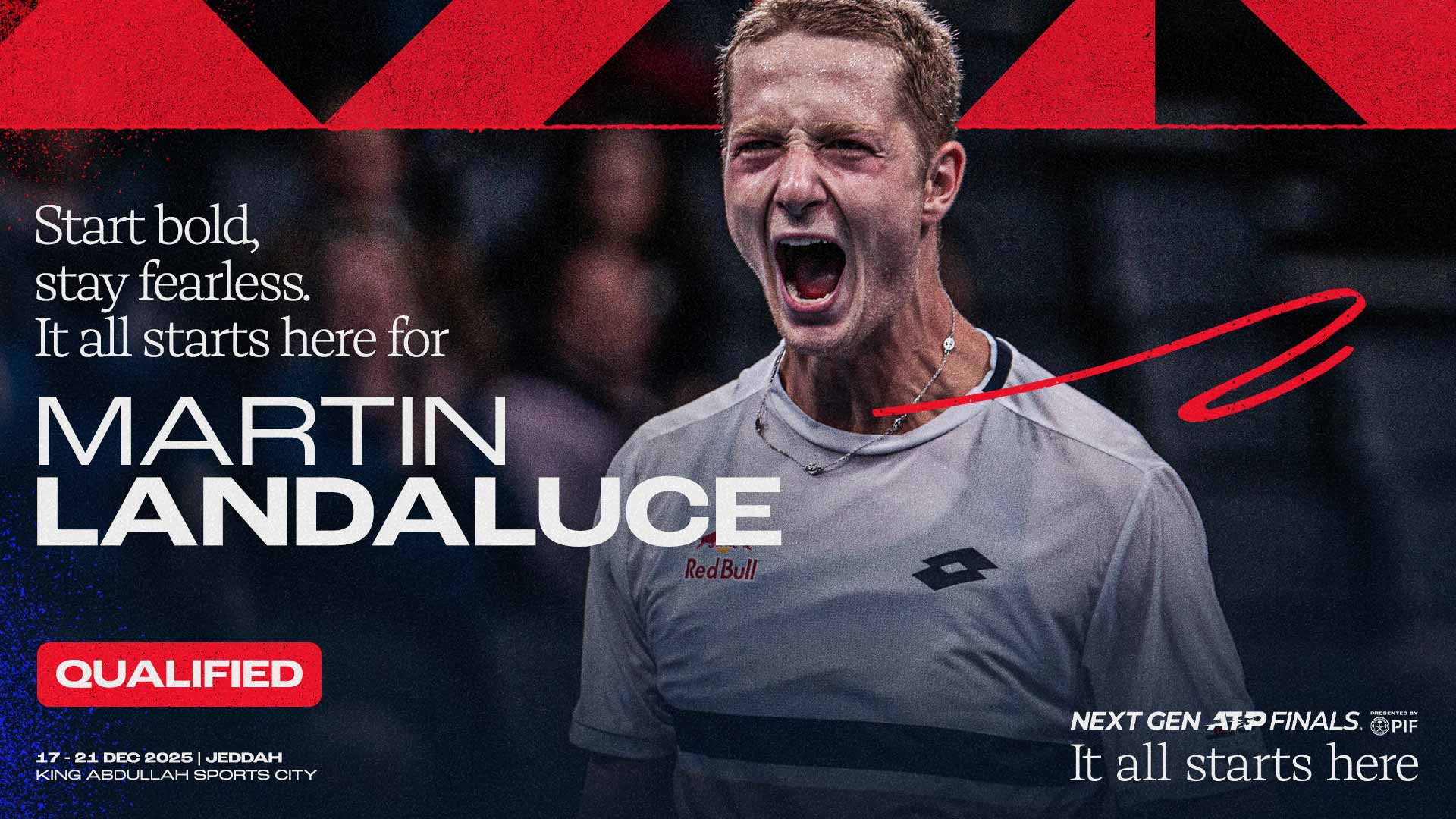 Martin Landaluce, de 19 años, es el primer español clasificado para el torneo desde Carlos Alcaraz.