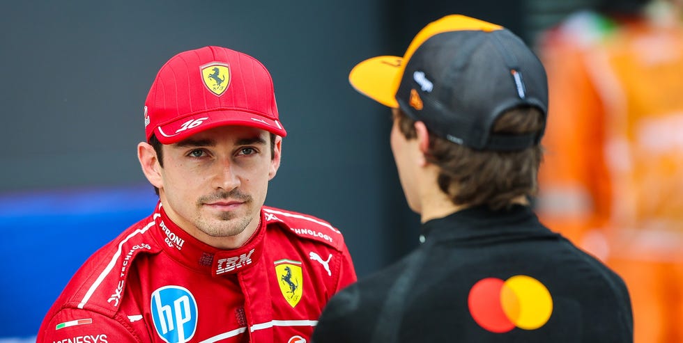 charles leclerc y oscar piastri f1