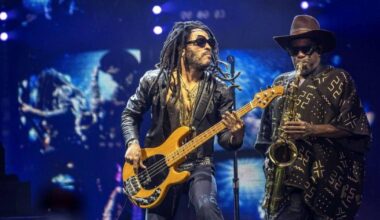 Fan le arranca las rastas a Lenny Kravitz en pleno concierto
