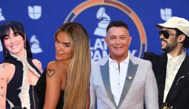 la impresionante alfombra roja de los Latin Grammy 2025