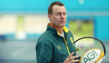 Lleyton Hewitt, victoria con su hijo. Foto: gettyimages