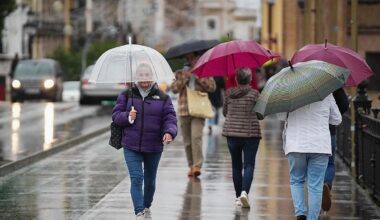 Tres provincias andaluzas en aviso naranja: Aemet alerta de «chubascos y tormentas muy fuertes y persistentes»