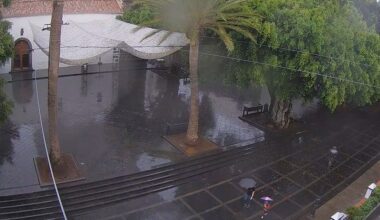 La borrasca Claudia llega a Canarias, en directo: última hora de las lluvias, inundaciones y suspensión de ... - Canarias7