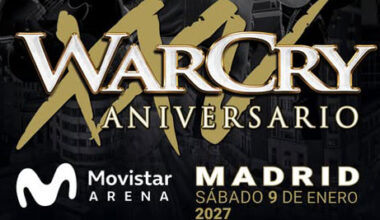 WARCRY celebra su XXV aniversario con una gira histórica y un concierto exclusivo en Madrid.