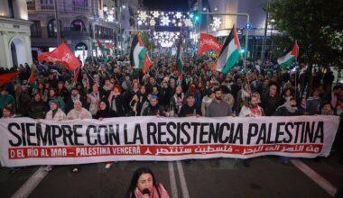 Varias protestas denuncian en ciudades españolas que sigue el genocidio contra el pueblo palestino