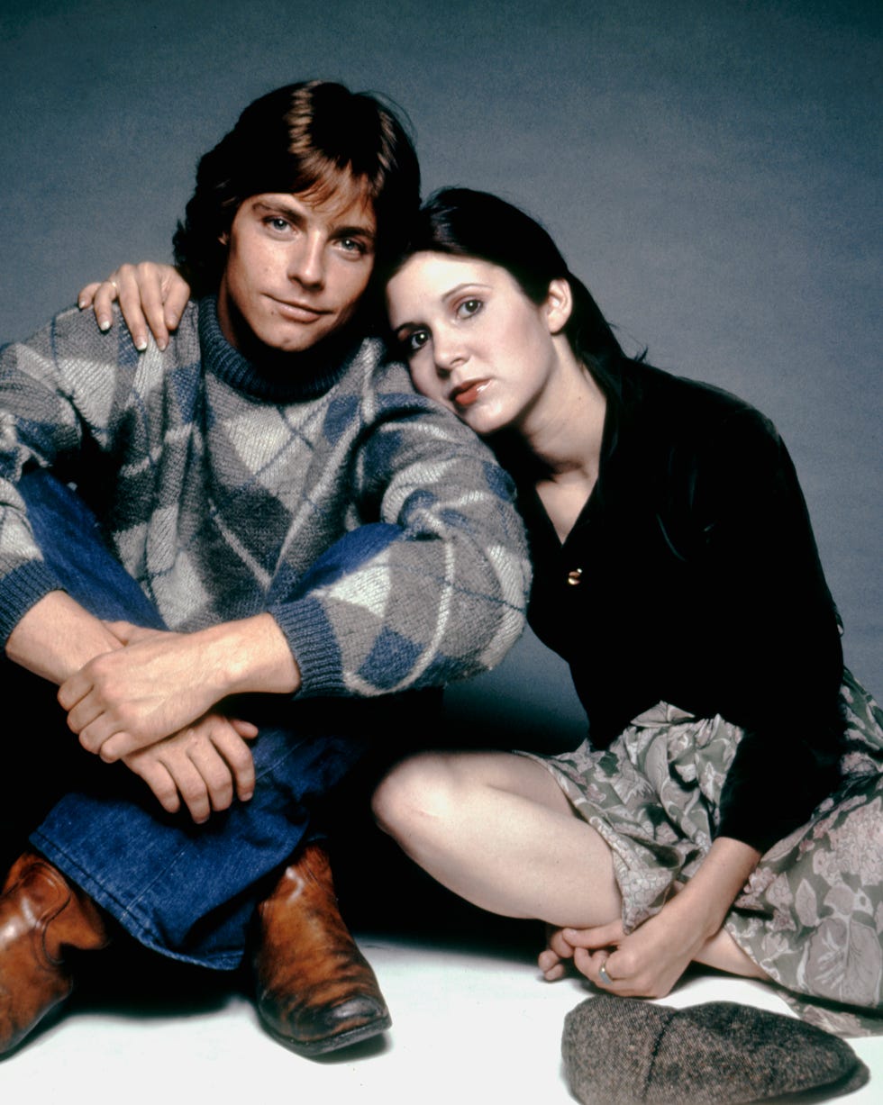 mark hamill carrie fisher jovenes