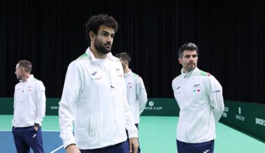 Matteo Berrettini, duda para Copa Davis 2025. Foto: gettyimages