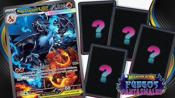 Mega-Heracross ex y más Pokémon de la expansión Megaevolución-Fuegos Fantasmales de JCC Pokémon
